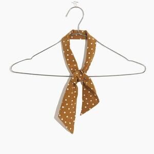 Madewell Silk Skinny Bandana Egyptian Gold Multi